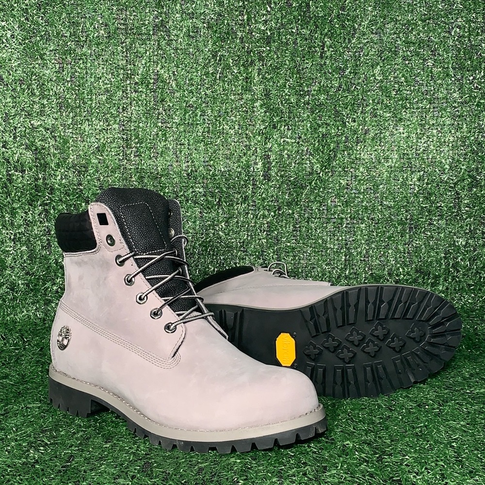 Timberland men’s 6inch heritage boot mid grey - Picture 2 of 3